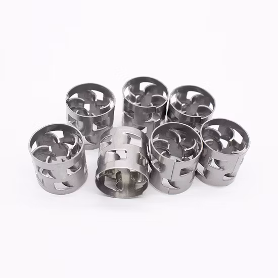 SS304 SS316L 201 Kohlenstoffstahl-Metallic-Pall-Ring Metall-Pall-Ring für Turmverpackung